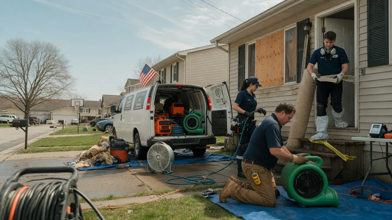 Water Damage Restoration in Gillett, WI near me